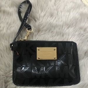 Michael Kors Classic MK Logo Wristlet/Wallet